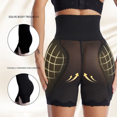 Fashion (Nude)Butt Lifter Pants Women Buttocks Hips Enhancer Body Shaping  Panties Lace With Pad Boxer Sh @ Best Price Online