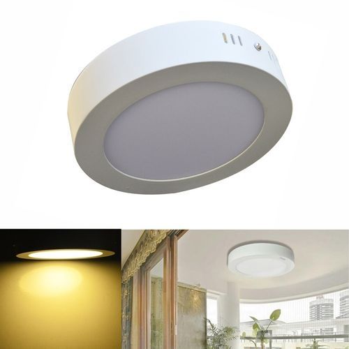 Led Panel Light 12w Round Mounted Led Ceiling Lights Ac 85 265v Warm White