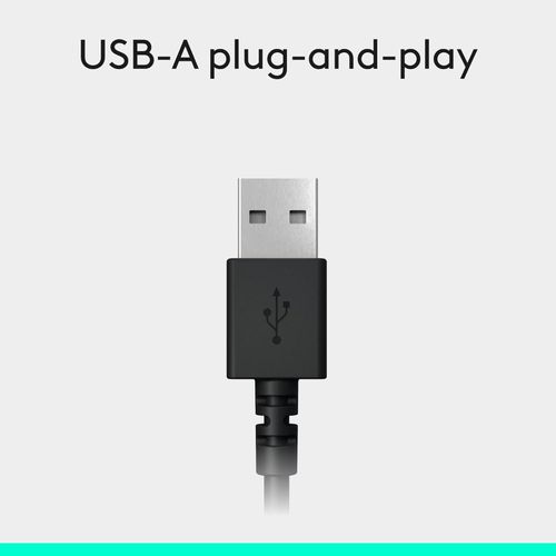 product_image_name-Logitech-Stereo Headset with Noise Cancelling Microphone And Wired USB Plug For Computer PC, Mac, Laptop - Black-3