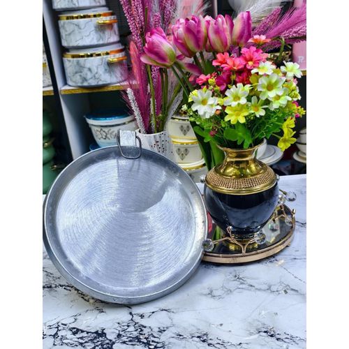 product_image_name-Generic-Aluminium Steel Chapati Pan  Durable & Even Heating-2