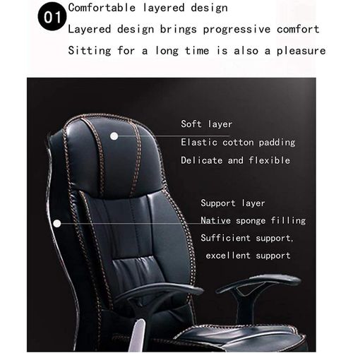 product_image_name-Office Supply-Reclining Massage Lounge Chair With Adjustable Backrest-8