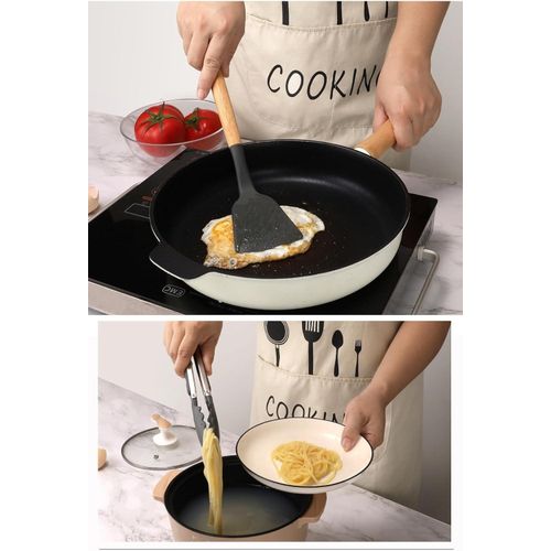 product_image_name-Generic-12pcs cutlery set, spoon + spatula set - black-4