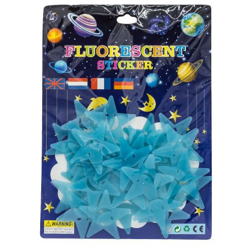 Glow in the Dark Star Foam Stickers