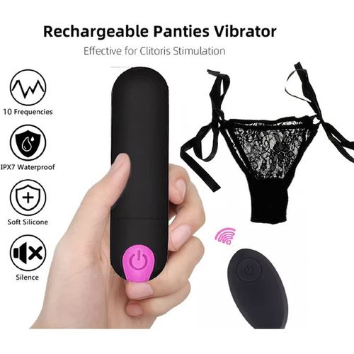 Remote Control Vibrating Sexy Panties USB Rechargeable Waterproof Wireless  Toy