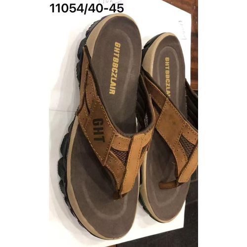 product_image_name-Fashion-Elegant Men Leather Slippers -1