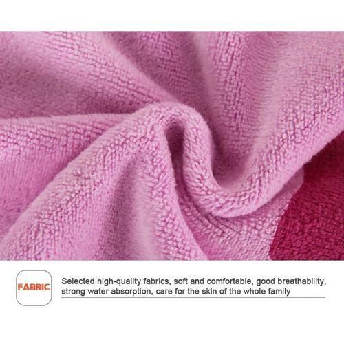 product_image_name-White Label-3Pcs Kid's Bath Towels - Pink-4