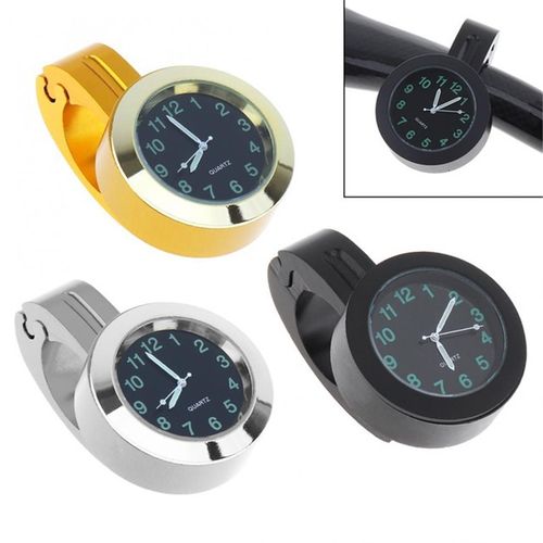 Shop Generic Universal 7/8 Motorbike Clock Dustproof Quartz Clock  Waterproof Handlebar Mount Watch Motorcycle Timetable Clock With Wrench  Online