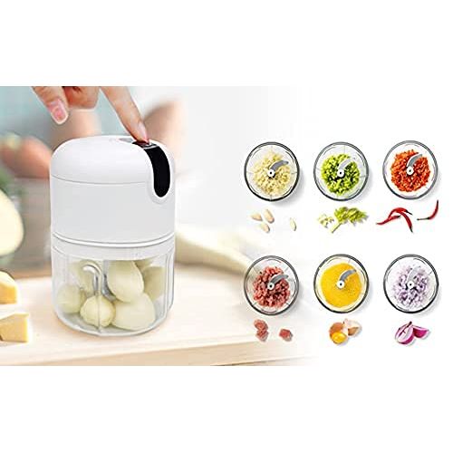 Electric Mini Vegetable Chopper, Food Chopper, Garlic Slicer Veggie, Salad,  Lettuce, Onion, Chili Crusher, Tomato Dicer Chopper Cutter & Ginger Meat