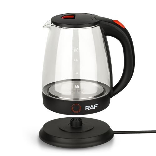 RAF Transparent 2L Glass Smart Water Boiling Jug/ Tea Pots Electric