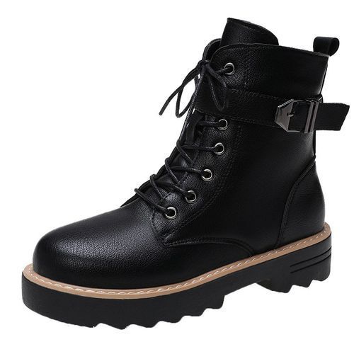 Women Leather Boot Shoes 