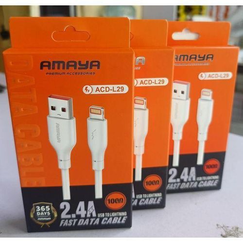 product_image_name-Amaya- 3pcs ACD-L29 Fast Charging 2.4A Lightning USB-Iphone 1M Cable/iphone cable - White-1