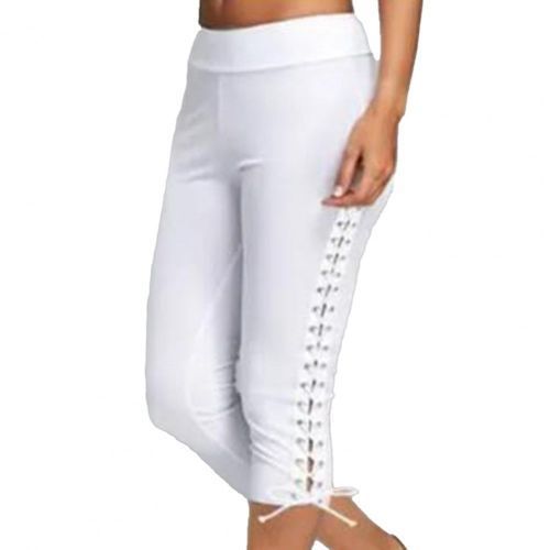 High Quality Solid Color Yoga Pants For Women Elastic Waist