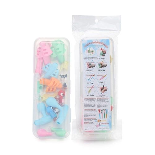 product_image_name-Generic-Pencil Grips Two-Finger Grip Silicone 16Pcs Baby Learning Writing-2