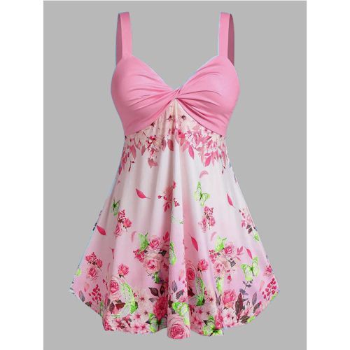 Sport Fashion FS Women Fashion Erfly Printed Tank Top Summer Casual V Neck Sleeveless Tees Loose Empire Waist Curved Hem Camis Vest Dress WEF Best Price Online Jumia Kenya