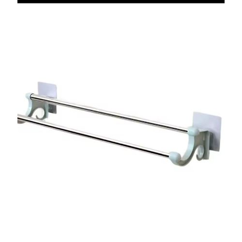 product_image_name-Generic-54cm Self-Adhesive Double Pole Towel Holder-3