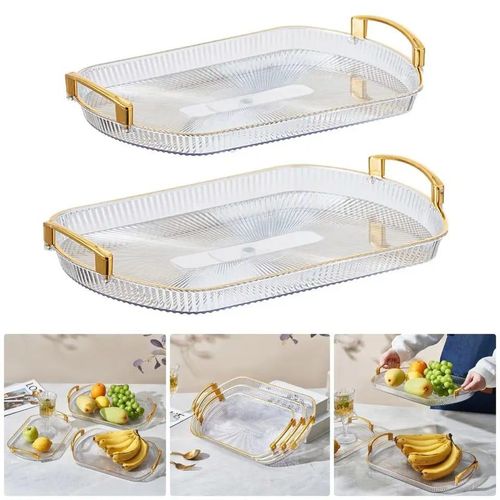 product_image_name-Generic-Acrylic rectangular vanity tray with gold rim handles-2