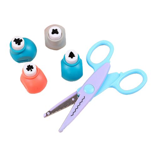 Generic 5PCS Mini Paper Craft Punches, Colorful Crafts Puncher