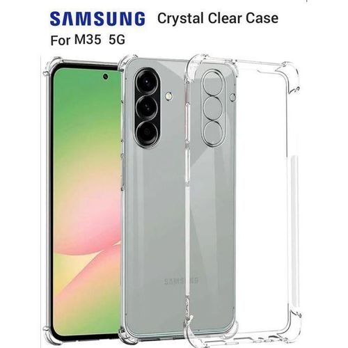 product_image_name-Samsung- Galaxy M35  Crystal Clear/transparent phone case/cover-1