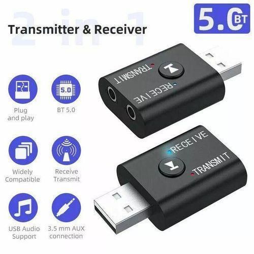 product_image_name-Generic-USB Bluetooth 5.0 Transmitter Receiver AUX PC TV audio new Wireless new-4