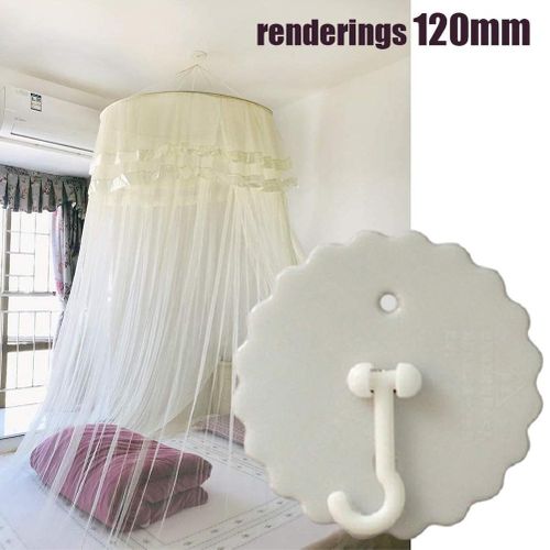 Generic Ceiling Plastic Hooks Mosquito Net Hanger Wall Holder Two @ Best  Price Online