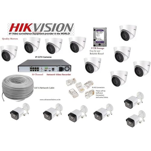 product_image_name-Hikvision-15 IP CCTV CAMERAS 4MP Kit - 4TB Storage, 400m Cable With Night Vision + Remote Access-1