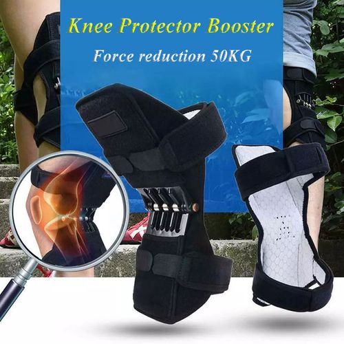 Power Knee Support Brace Spring Knee Brace, 1pair Patella Booster