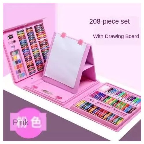 Kids Art Colouring Case Kit Painting Drawing Set-208 Pcs in Nairobi Central  - Toys, Online Soko