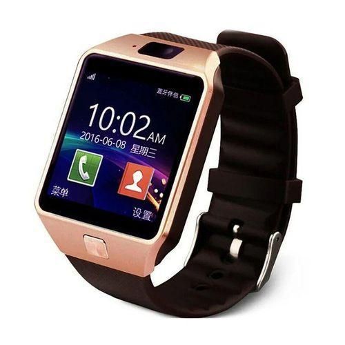 Generic Smart2030 W007 Gold Multi-Purpose Smartwatch with SIM, Fitness ...
