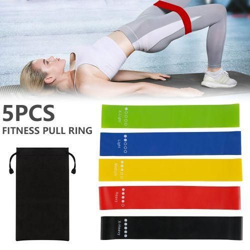 product_image_name-Generic-5pcs - Resistance Bands Fitness Gum Workout Rubber - Yoga Gym Strength Training Band-2