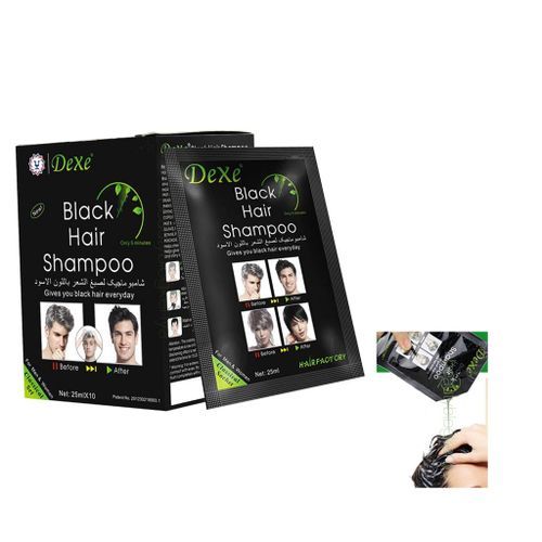 Dexe 10pcs Instant Natural Black Hair Dye Grey Hairs Shampoo @ Best Price  Online | Jumia Kenya