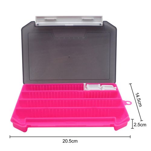 Generic Fishing Tool Case Fishing Gear Organizer Portable Bait Storage Box  Pink @ Best Price Online