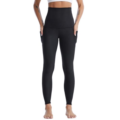 Sauna Sweat Pants for Women High Waist Compression Slimming Weights Thermo  Legging with Pockets Workout Body Shaper Sauna Suit 