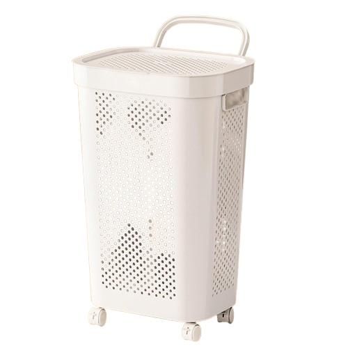product_image_name-Generic-Rolling Laundry Basket Organizer with Lid-2