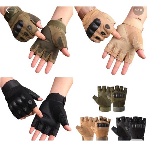 product_image_name-Generic-Gym/ bikers half  finger breathable gloves-2