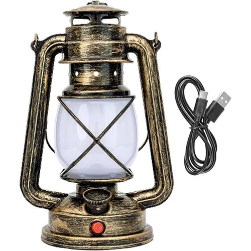 product_image_name-Generic-Rechargable Vintage 35cm LED LANTERN LAMP -4
