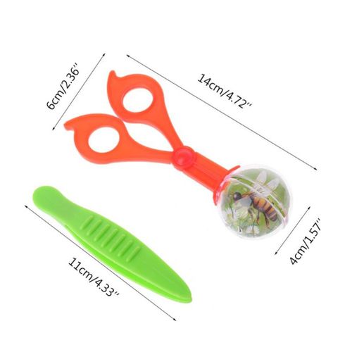 Generic 2 Pcs Plastic Bug Insect Catcher Scissors Tongs Tw @ Best Price  Online