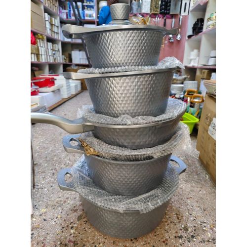 product_image_name-Bosch-11 Pieces Modern Quality Granite Non- Stick Cooking Pots with a Free Cooking Pot-4