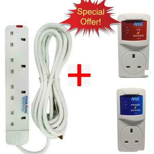 product_image_name-MK-Power King Extension Plus &Fridge &Tv Guard White///SUPERFLY-1
