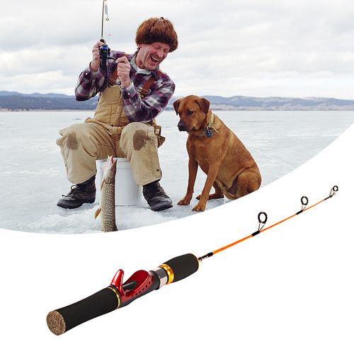 Generic 52cm 2-Piece Ice Fishing Casting Rod Lightweight Portable @ Best  Price Online