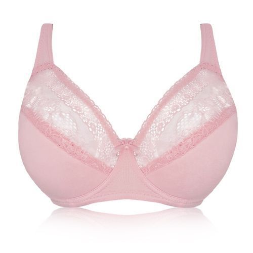 Fashion Women Padded Lace Bras Underwire Full Coverage Sheer Supportive  Lace Bra Top Plus Size 40 42 44 46 48 50 52 DD DDD E F G Cup @ Best Price  Online