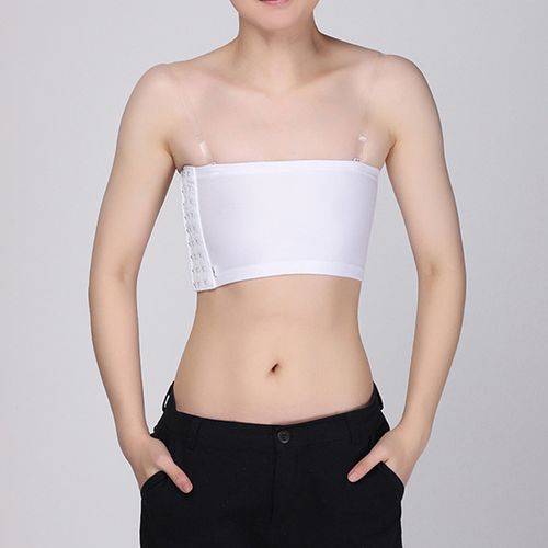 Fashion Tomboy Buckle Tube Top Neutral Intimate Underwear One