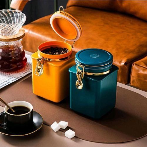 product_image_name-Generic-Coffee Storage Jar Airtight Coffee Container With CO2 Valve-1