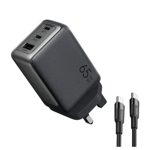 product_image_name-Oraimo-HyperGaN 65 65W GaN Wall Charger Kit with 100W CC Cable-1