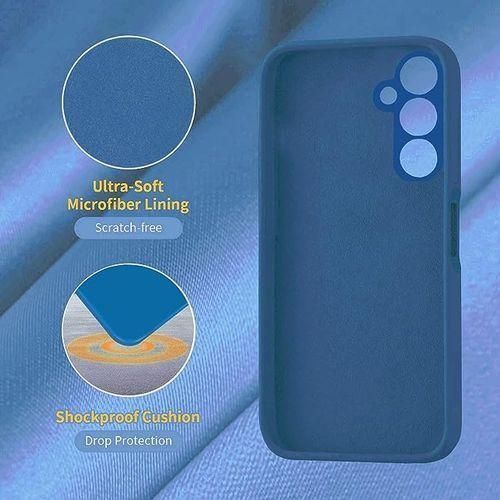 product_image_name-Generic-Samsung,Galaxy A54,Case,Silicone Microfiber Lining (Blue)-3
