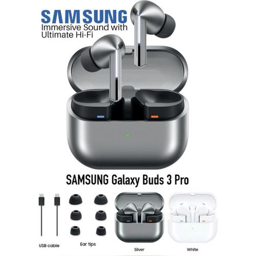 product_image_name-Galaxy-Samsung Buds 3 True Wireless Earbuds – Bluetooth 5.4, Noise Cancellation, Long Battery Life, IP57 Water Resistance – Compatible With Android & IOS-3