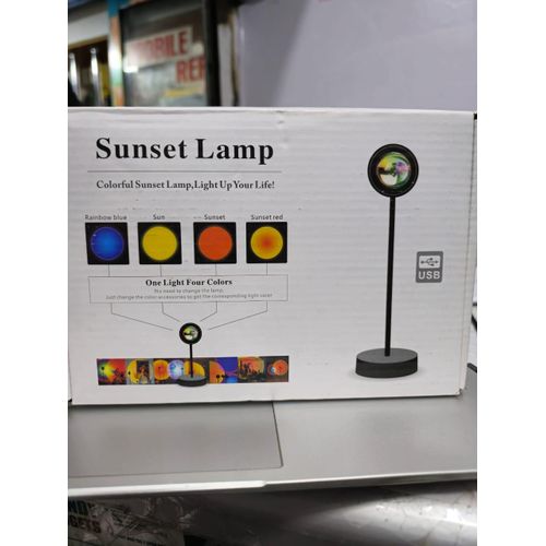 product_image_name-Generic-Portable LED Sunset Atmosphere Lamp – USB Powered Rainbow Light for Bedroom-3