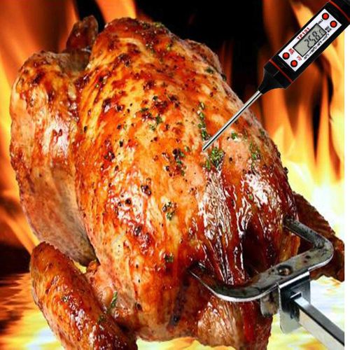 Kitchen Tool Cooking Food Meat Instant Read Thermometer Probe Digital BBQ  Baking Oil Milk Pen Style Thermometer