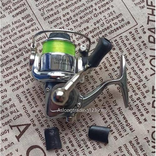 Generic Cheap Fish Pen Rod Reel Mini Fishing Reels 500 Size Spinning Reels  Cheap All Metal Main Body Pen Wheel Tackle @ Best Price Online