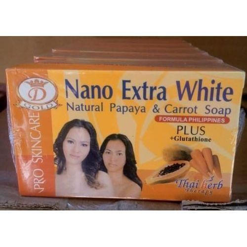 nano extra white soap plus glutathione papaya & carrot Beauty Nano Extra White Natural Papaya