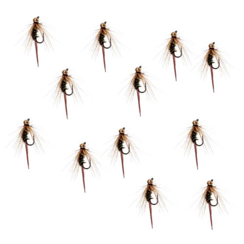 Generic 24pcs Fly Fishing Trout Flies Bead Head Nymph Flies @ Best